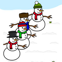 Snowman Race!