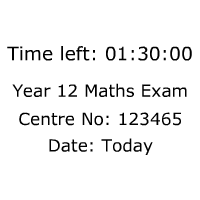 Basic Exam Timer