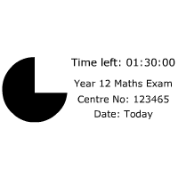Exam Timer With Visual