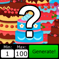 Cake Number Generator