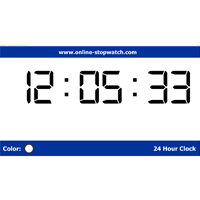 Online Digital Clock