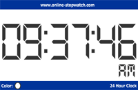 Online Digital Clock