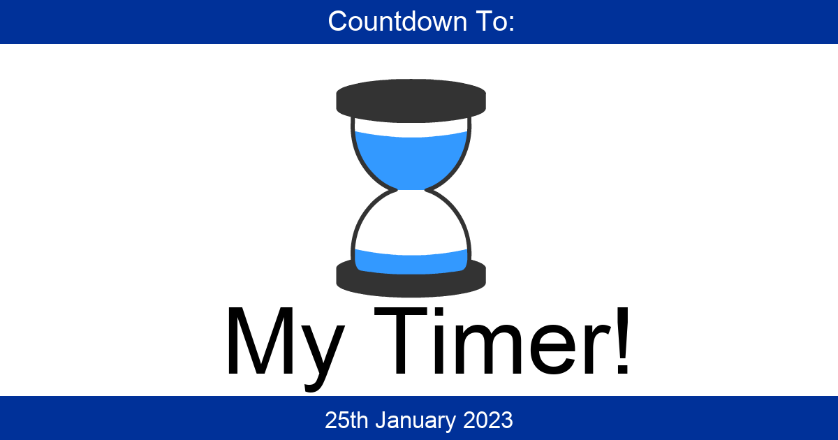 my-timer-days-since-wednesday-25th-january-2023