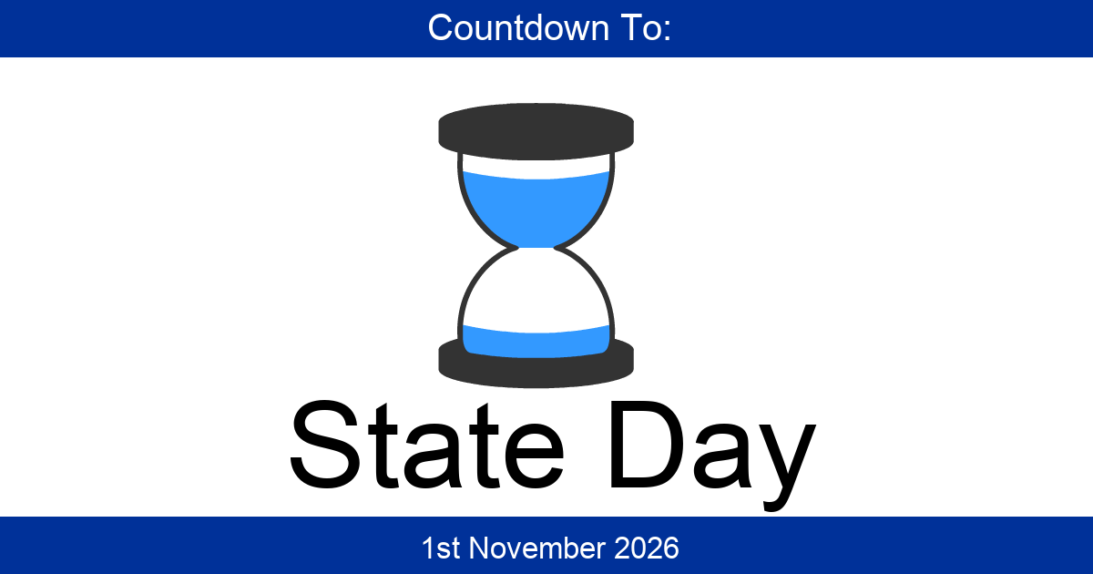 Countdown To State Day | Days Until State Day
