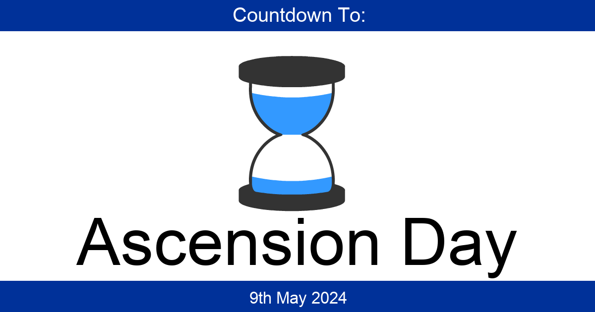 Countdown To Ascension Day Days Until Ascension Day