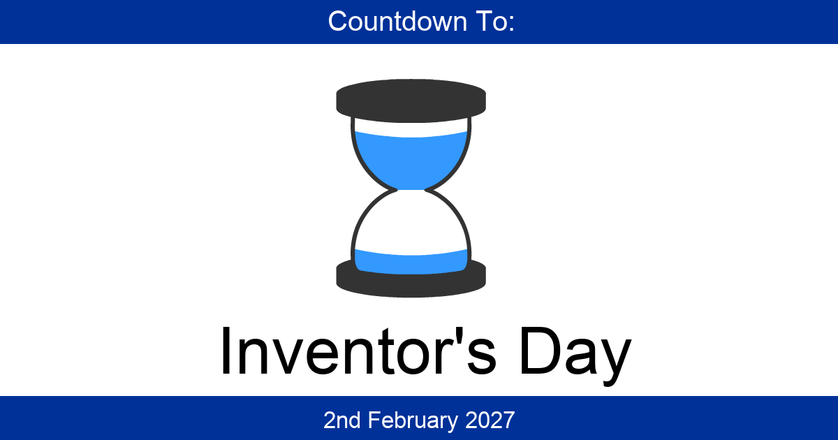 Countdown To Inventor's Day | Days Until Inventor's Day