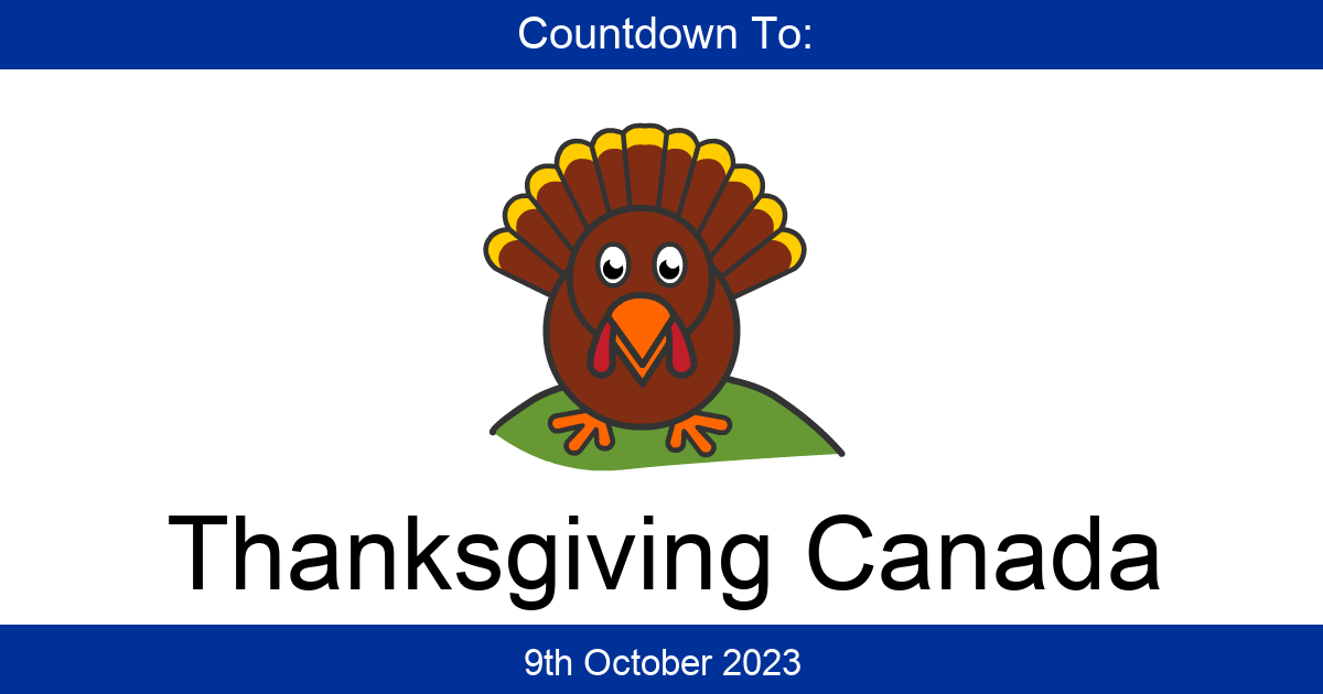 Thanksgiving 2023 Countdown