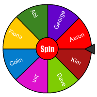 Random Name Picker Wheel